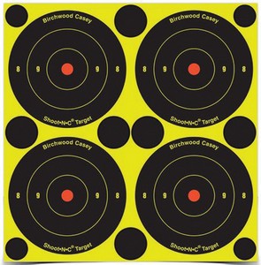 ST-BDC34375 Birchwood Casey Shoot-N-C 3 Inch Bulls-Eye Targets – 240 Pack