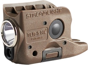 ST-STR69351 Streamlight TLR-6 HL Rechargeable Light and Green Laser for GLOCK 42 and 43 Coyote Brown
