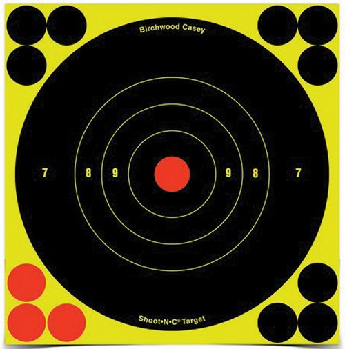 ST-BDC34550 Birchwood Casey Shoot-N-C 6 Inch Bulls-Eye Targets – 60 Pack 