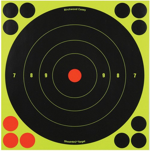 ST-BDC34825 Birchwood Casey Shoot-N-C 8 Inch Bulls-Eye Targets – 30 Pack 