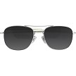 ST-HMV52BMATT Humvee Military Polarized Sunglasses – Matte Silver Frame 