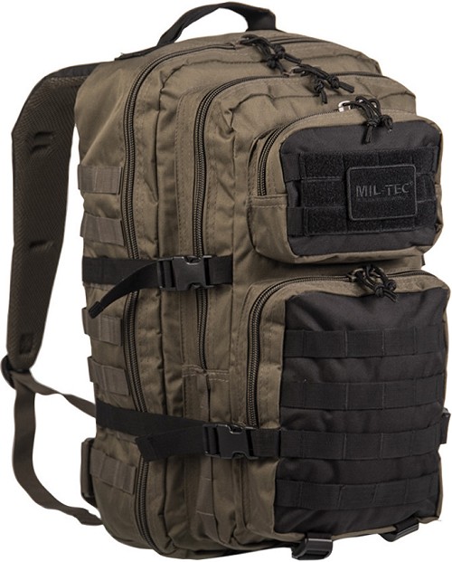ST-M4496 Mil-Tec Large Ranger Backpack – OD Green/Black 36L 