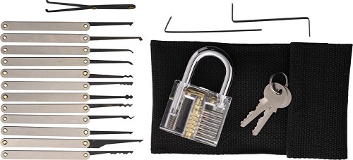 ST-MAR020K Maratac Lock Manipulation Training Kit with Clear Practice Padlock 
