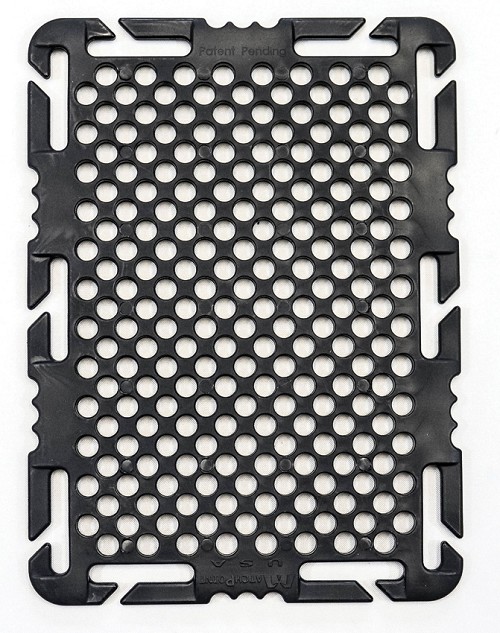 ST-MAT05 Matchpoint USA Tactical MOLLE Mounting Plate Black 