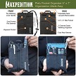 ST-MX0236F Maxpedition Platy Pocket Organizer 5 x 7 Foliage Green 