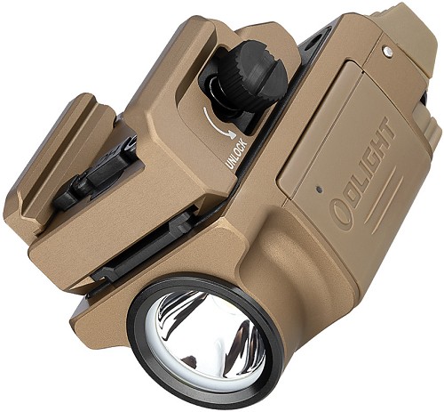ST-OLTPLMINI3DT Olight PL-Mini 3 Valkyrie 600 Lumen Rechargeable Tactical Light Tan 
