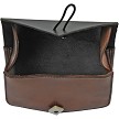 ST-PA4418 Medieval Leather Belt Bag with Bone Closure 