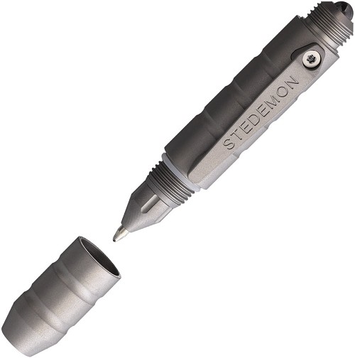 ST-STEP01BLS Stedemon EDC Tactical Pen Blasted Titanium 